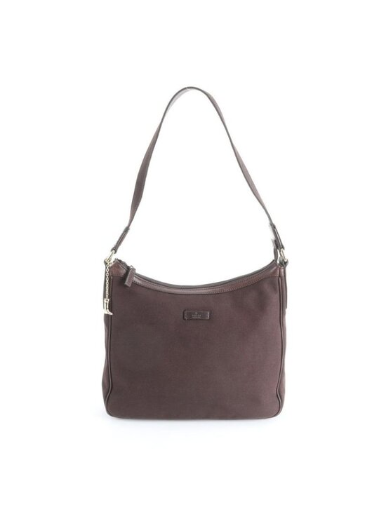 Gucci Handbags - Gucci Leather Shoulder Bag Tote Brown Ree